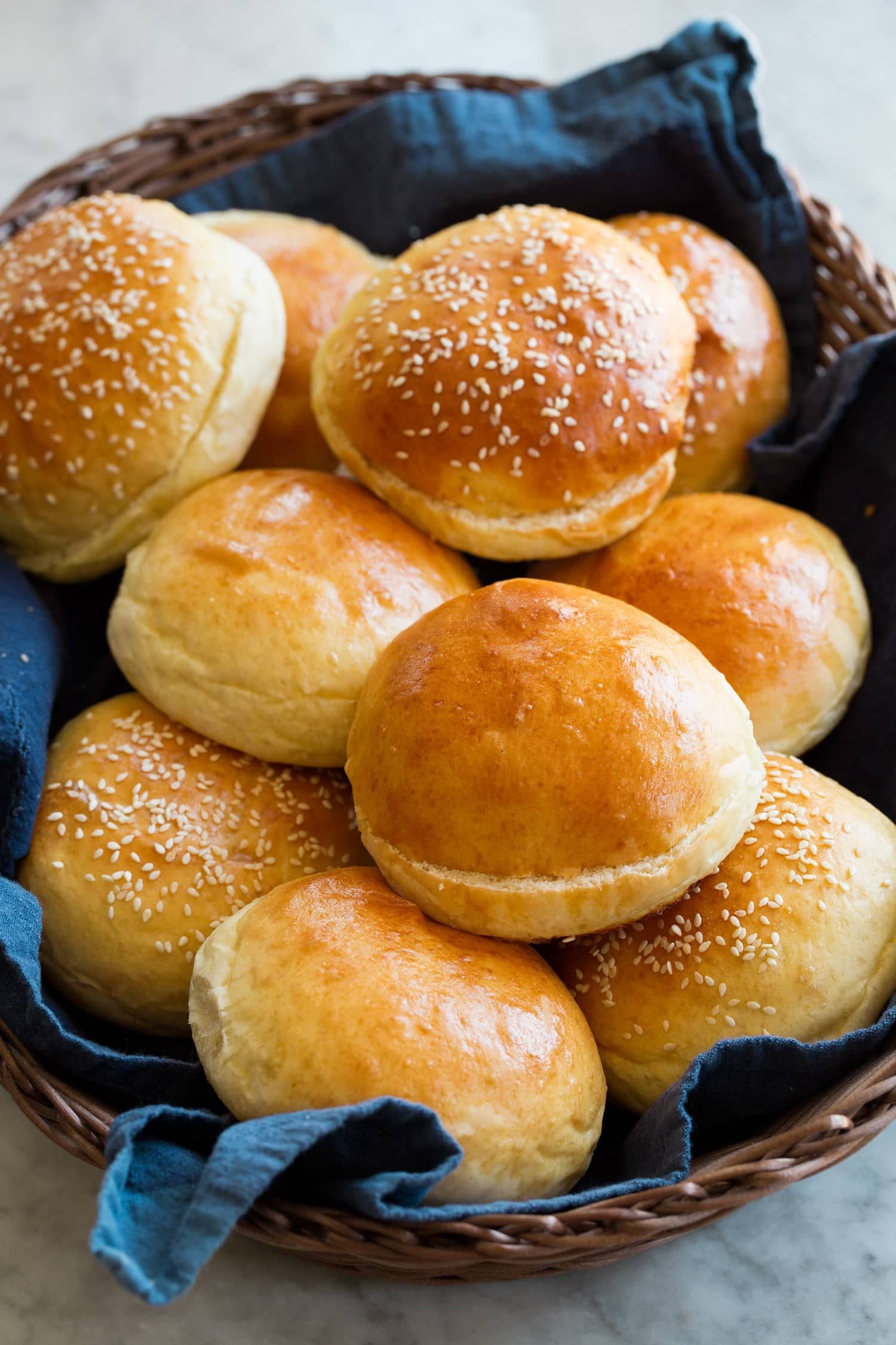 40 Minute Hamburger Buns