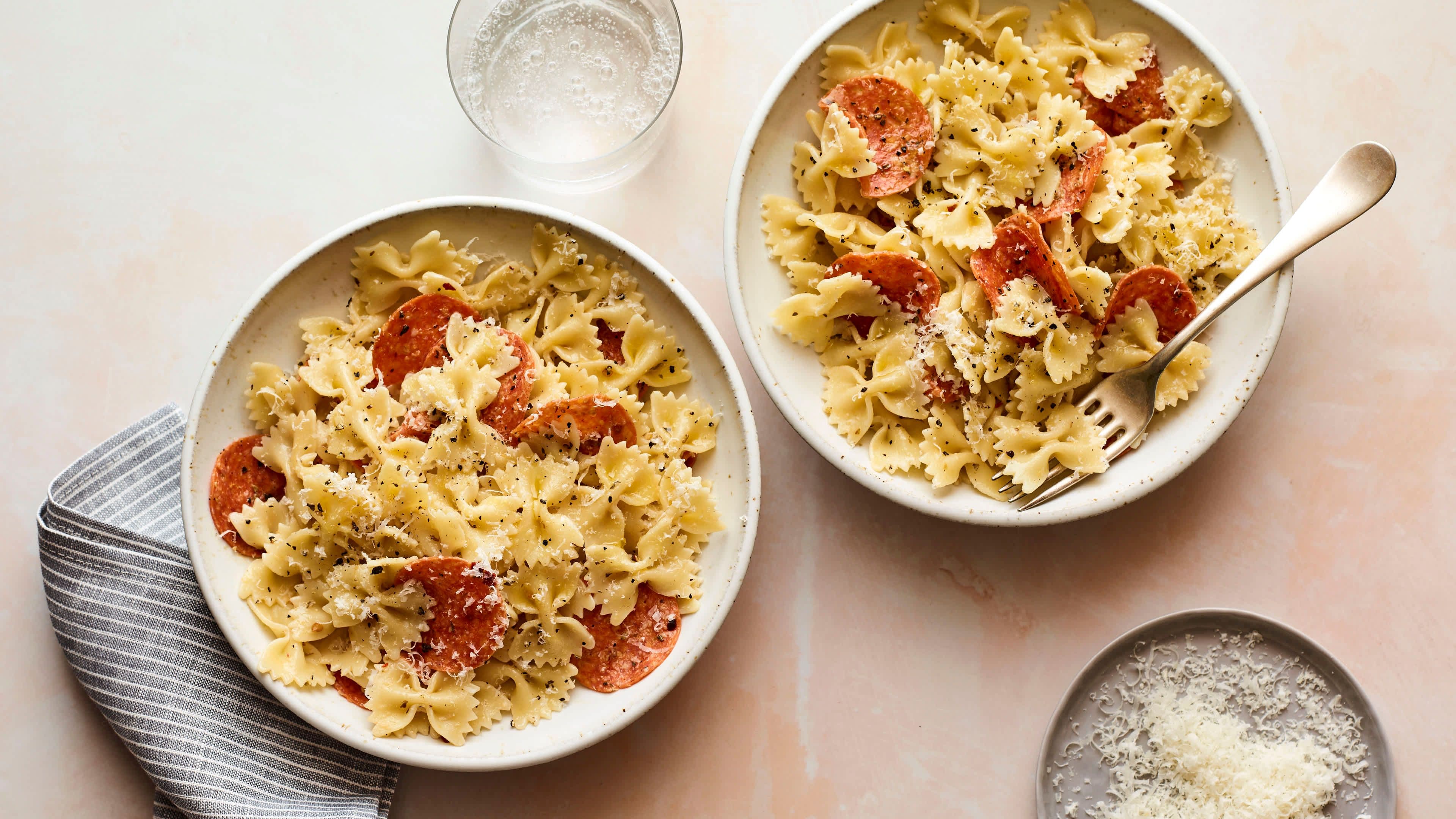 Bow Tie Pepperoni Pasta Salad