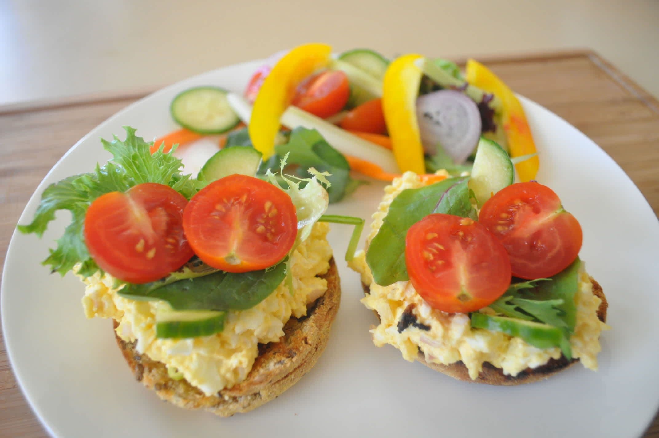 Egg Salad on English Muffin
