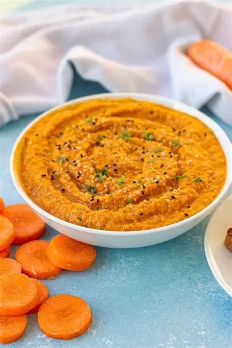 Healthy Carrot Dip for One