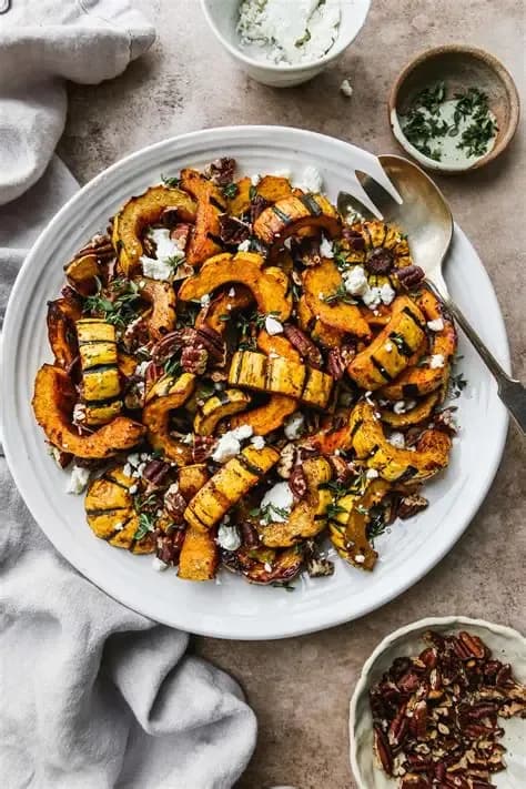 Maple Glazed Delicata Squash