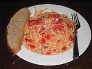Spaghetti With Fresh Tomatoes and Basil